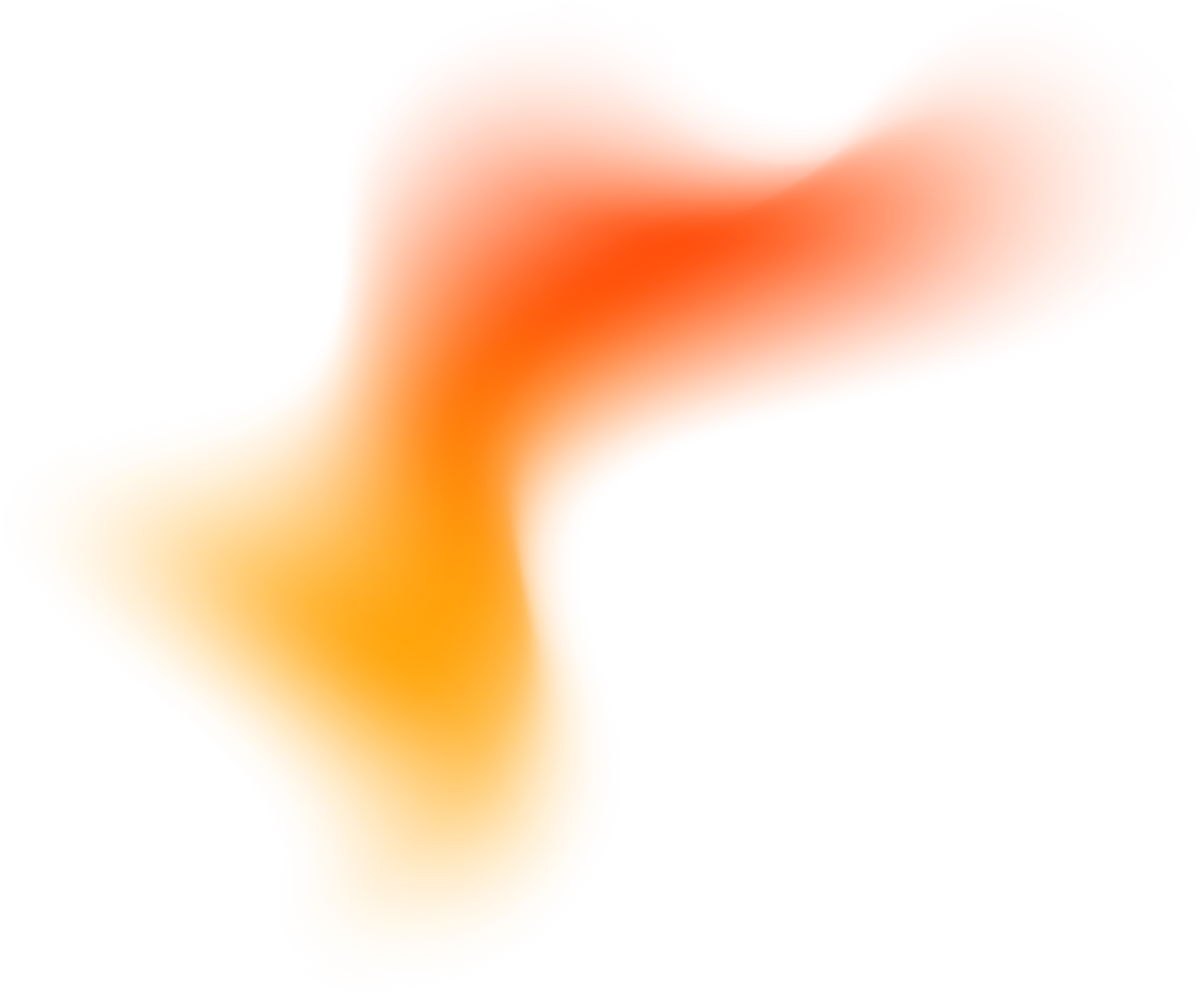 Orange Soft Gradient Shape